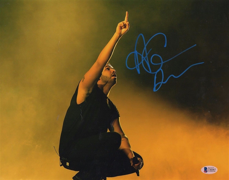 Drake Signed 11" x 14" Color On-Stage Photograph (BAS/Beckett)