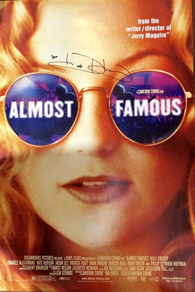 Kate Hudson Impressive Signed "Almost Famous" Full Size 27" x 41" Movie Poster (Beckett/BAS)