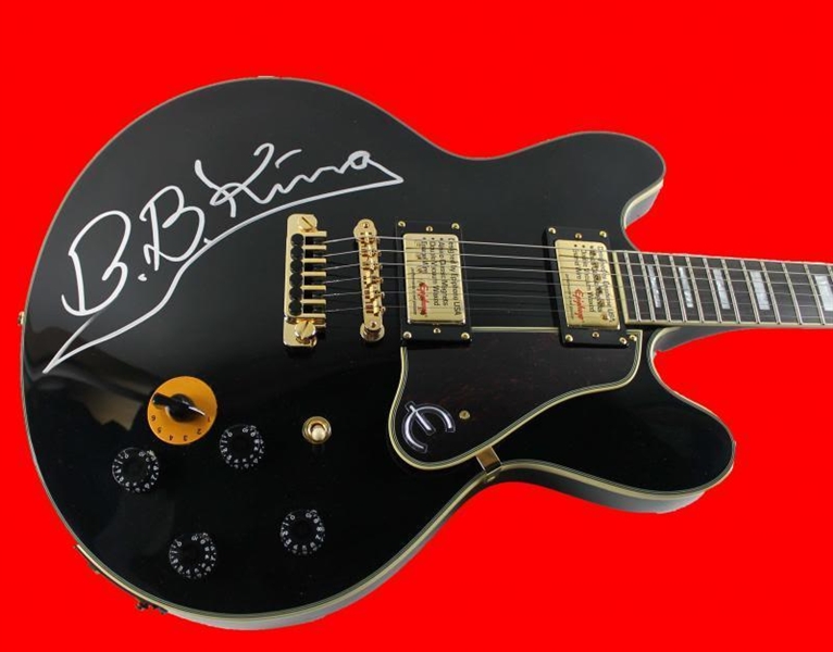 B.B. King Ultra-Rare Signed Gibson "Lucille" Personal Model Guitar (PSA/DNA)