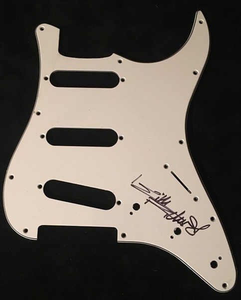 The Rolling Stones: Keith Richards Signed Stratocaster Style Pickguard (BAS/Beckett Guaranteed)