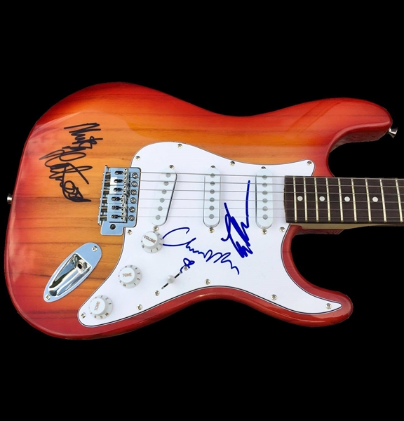 Fleetwood Mac Group Signed Stratocaster-Style Guitar w/ 3 Sigs (BAS/Beckett Guaranteed)