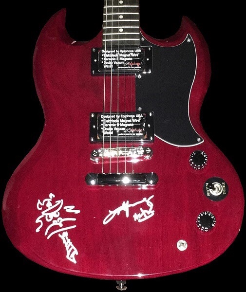 AC/DC: Angus Young Signed Epiphone SG Personal Style Guitar (JSA Guaranteed)