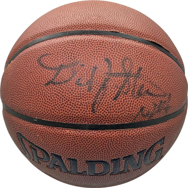 David Stern Signed I/O NBA Basketball (JSA)