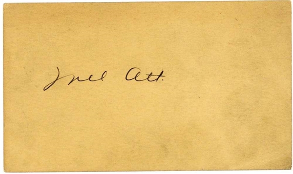 Mel Ott Signed 1940 GPC Postcard (Beckett/BAS)