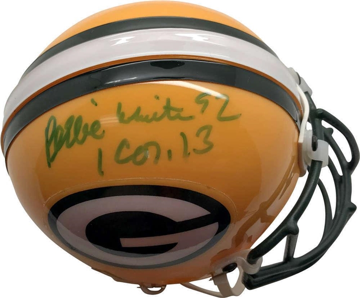Reggie White Signed Green Bay Packers Mini Helmet (JSA)