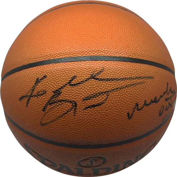 Kobe Bryant Signed Limited Edition "Mamba Out" NBA Basketball (Panini)