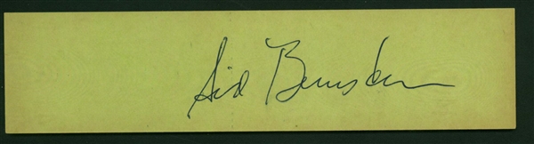 The Beatles Original Shea Stadium 1966 Ticket Signed by Sid Bernstein! (Beckett/BAS)