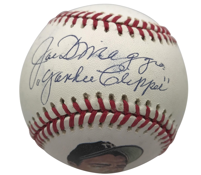Joe DiMaggio Signed Baseball w/ "Yankee Clipper" Inscription! (Beckett/BAS)