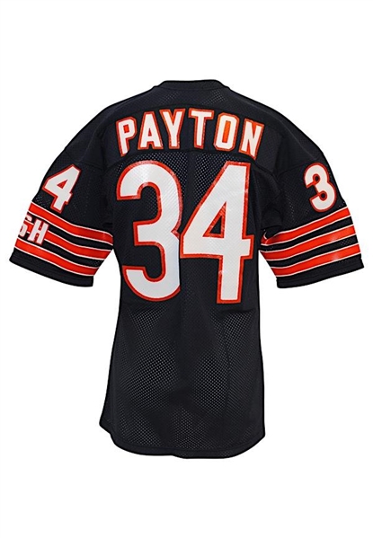 Walter Payton Super Bowl-Era Mid 1980s Game Used Jersey MEARS A5 & Grey Flannel!