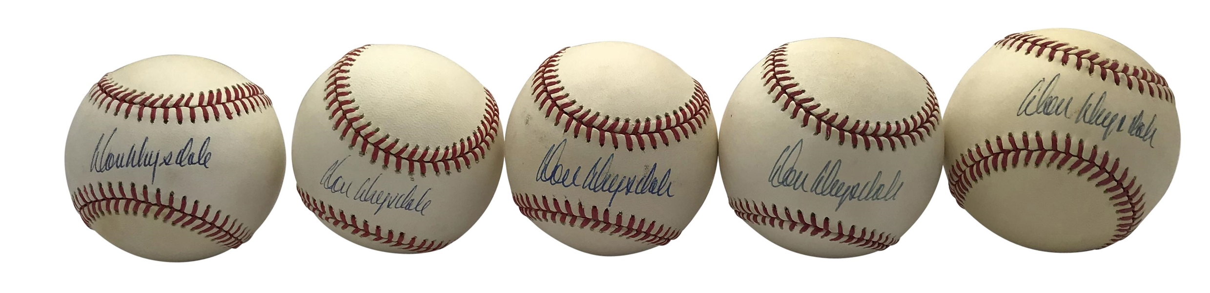 Don Drysdale Lot of Ten (10) Signed ONL Baseballs (PSA/DNA & JSA)