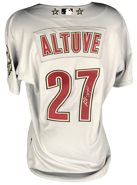 Jose Altuve Signed & Game Used/Worn First Career 2012 All-Star Game Jersey (Beckett/BAS Guaranteed)