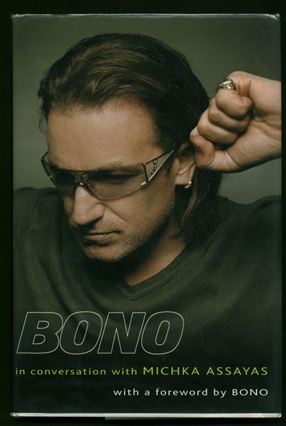U2: Bono Signed & Self Sketched "Bono" Hardcover Book (REAL/Epperson)