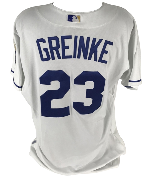Zack Greinke Game Used/Worn Kansas City Royals c. Late 2000s Jersey (Grey Flannel)
