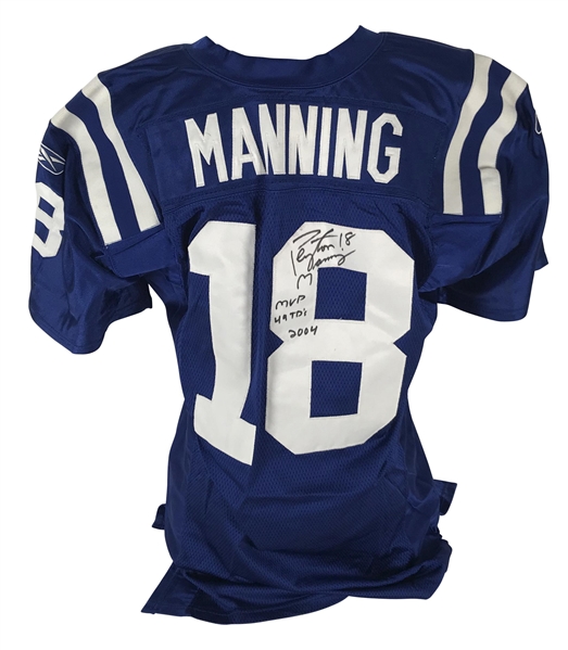 Peyton Manning Signed & Game Used/Worn 2004 Colts Jersey During MVP Season! (Manning)