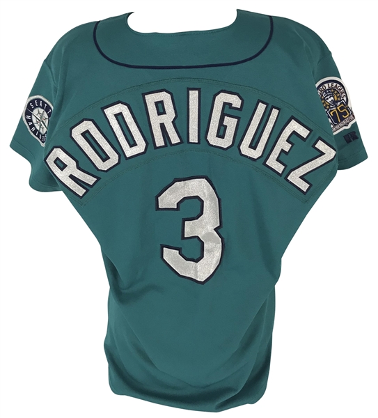 Alex Rodriguez Game Used/Worn 1995 Seattle Mariners Jersey (Grey Flannel)