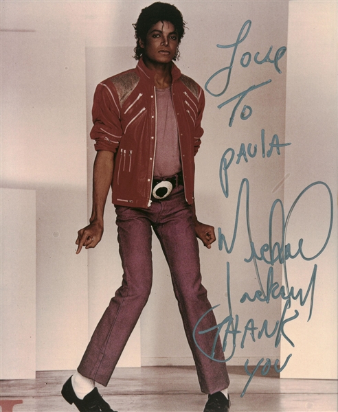 Michael Jackson Signed 8" x 10" Dance Photograph (JSA)