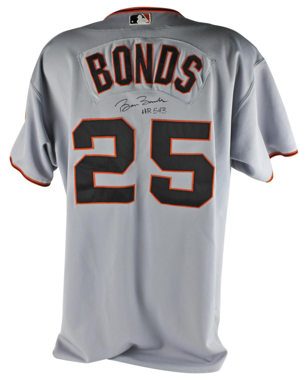 Barry Bonds Signed Authentic San Francisco Giants Game Model 660 HR Jersey  JSA