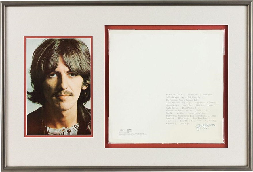 The Beatles: George Harrison Signed "The White Album" (PSA/DNA)