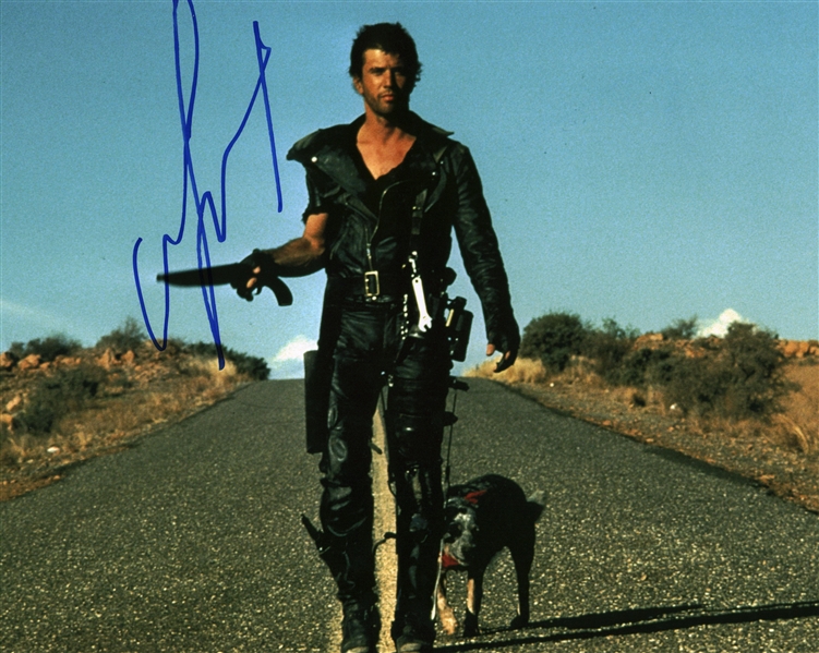 Mel Gibson In-Person Signed 11" x 14" Photo from "Mad Max" (Beckett/BAS Guaranteed)