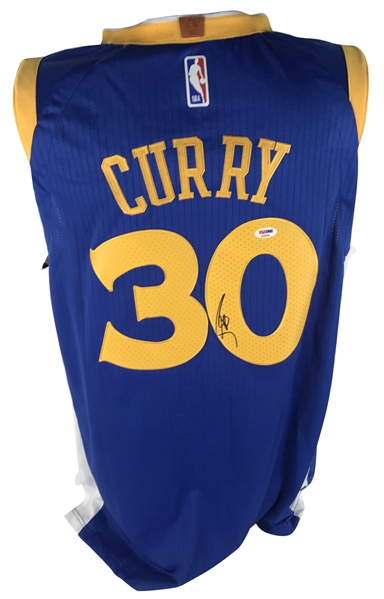 Stephen Curry Signed Golden State Warriors Jersey (PSA/DNA)