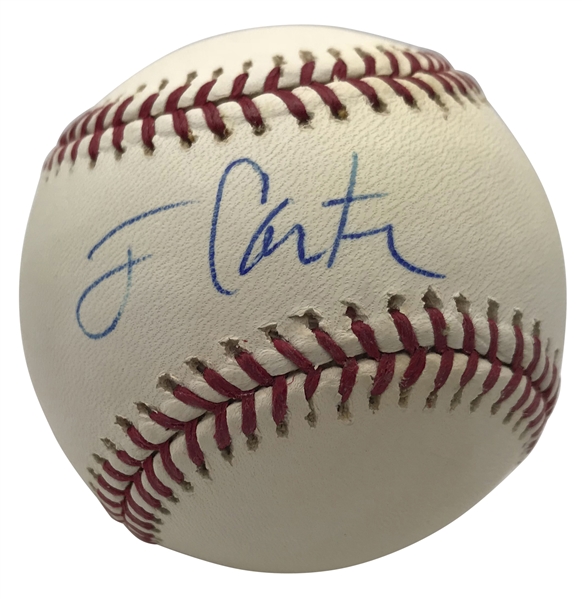 President Jimmy Carter Signed OML Baseball (Beckett/BAS Guaranteed)