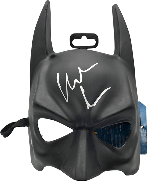 Christian Bale Signed Batman Mask (Beckett/BAS)