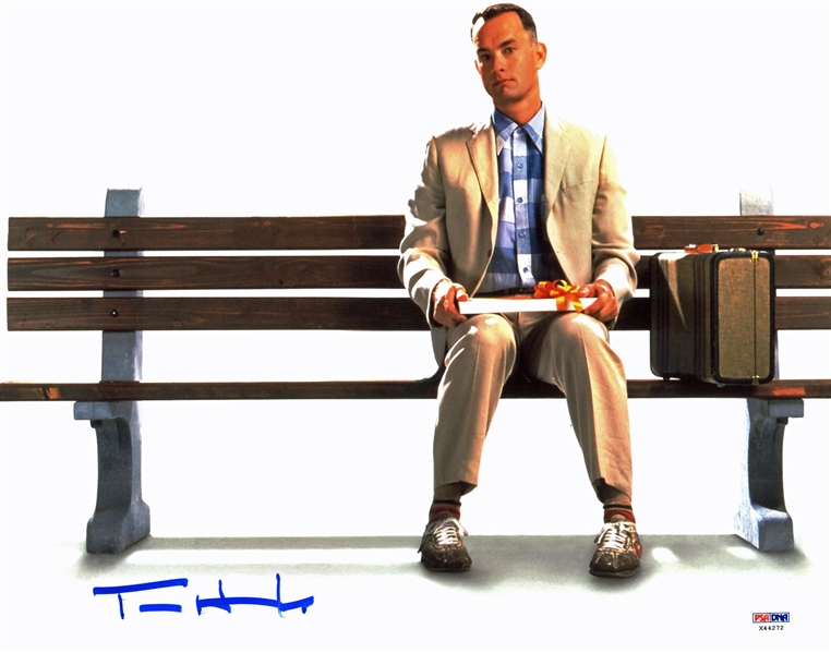 Tom Hanks Signed 11" x 14" "Forrest Gump" Photograph (PSA/DNA)
