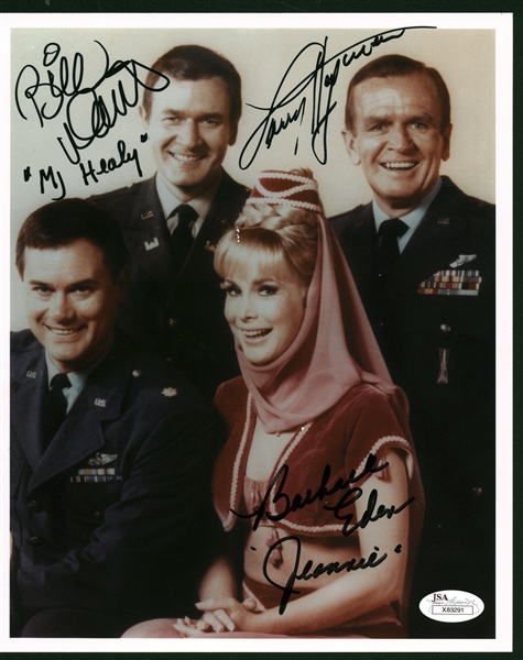 I Dream of Jeannie Cast Signed 8" x 10" Photograph w/ 3 Signatures! (JSA)