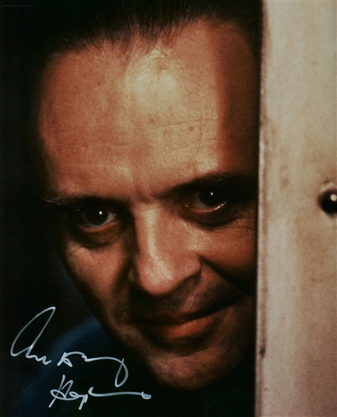 Anthony Hopkins Exceptional Signed 8" x 10" Silence of the Lambs Photograph (Beckett/BAS Guaranteed)