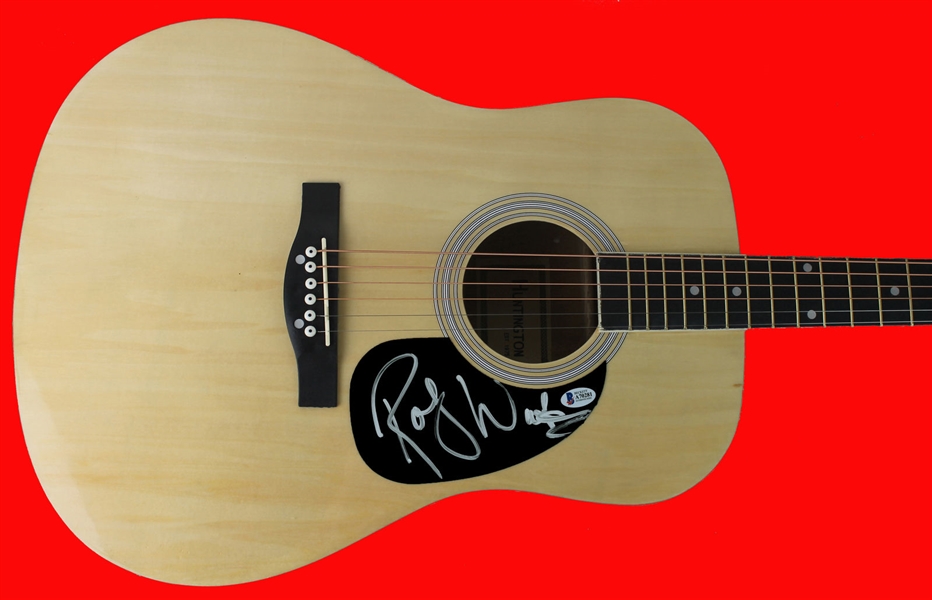 Roger Waters Signed Acoustic Guitar (Beckett/BAS)