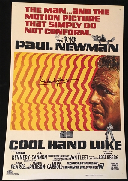 Lalo Schifrin (Composer) Signed 12" x 18" Cool Hand Luke Poster (BAS/Beckett Guaranteed)