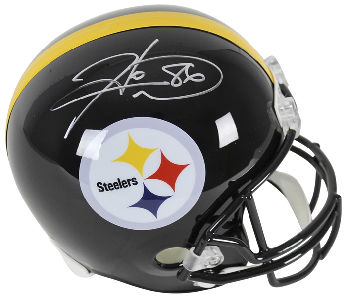Hines Ward Signed Full-Sized Pittsburgh Steelers Helmet (BAS/Beckett)