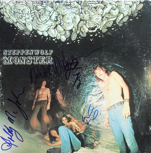 Steppenwolf Group Signed "Monster" Record Album (Beckett/BAS Guaranteed)