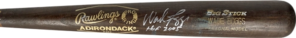 Wade Boggs Signed & Game Used 1984 2888RJ Baseball Bat PSA/DNA GU 9.5!