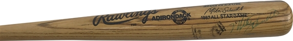 Mike Schmidt Signed & Game Used 1987 All-Star Game Baseball Bat PSA/DNA GU 10!