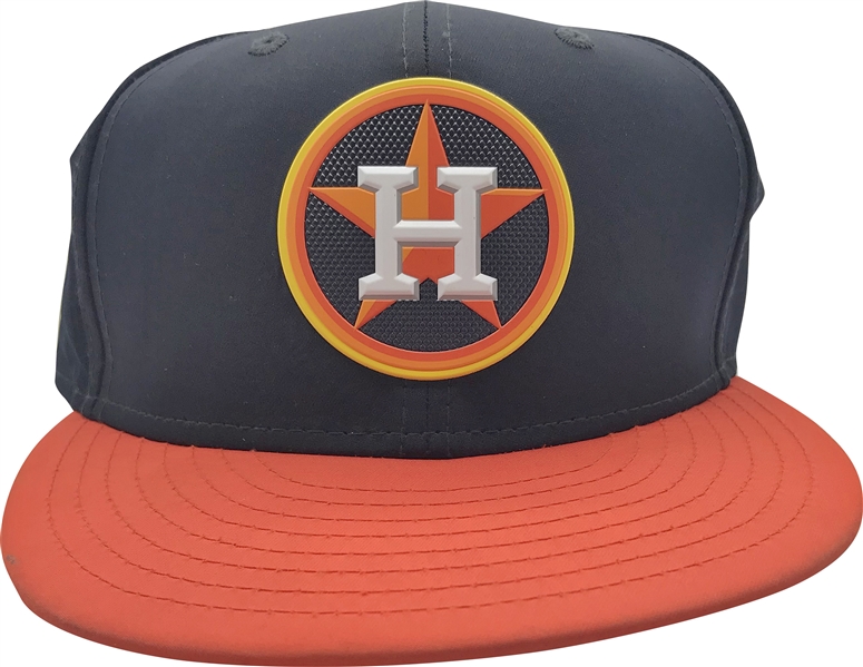 Jose Altuve Game Used/Worn 2018 Houston Astros Spring Training Cap (MLB)