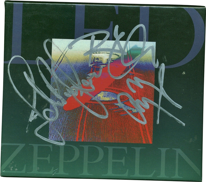 Led Zeppelin Group Signed "Led Zeppelin Boxed Set 2" Remastered CD Box Direct From Atlantic Records! (REAL/Epperson)