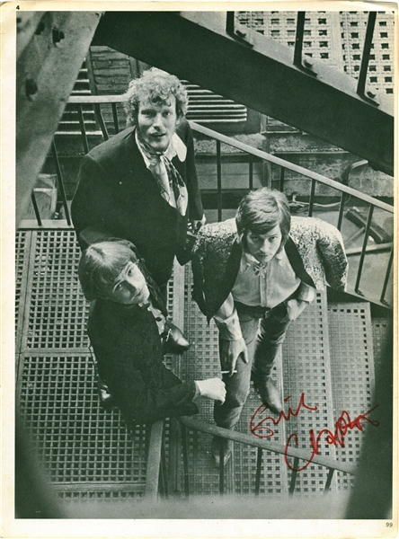 Eric Clapton Vintage Signed 8.5" x 12" Cream Magazine Photograph (Beckett/BAS Guaranteed)