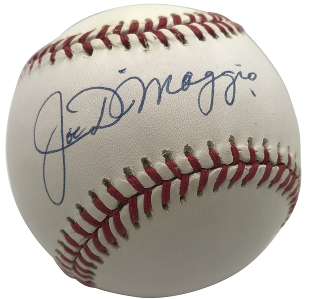 Joe DiMaggio Near-Mint Signed OAL Baseball (Beckett/BAS Guaranteed)