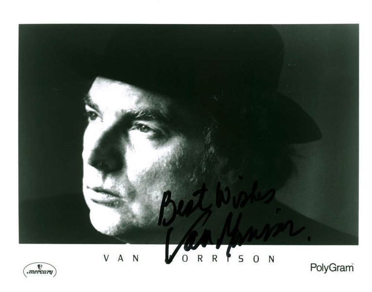 Van Morrison Signed 8" x 10" Publicity Photograph (JSA)