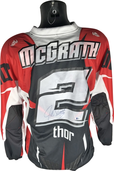 Jeremy McGrath Signed Racing Jersey (Beckett/BAS)