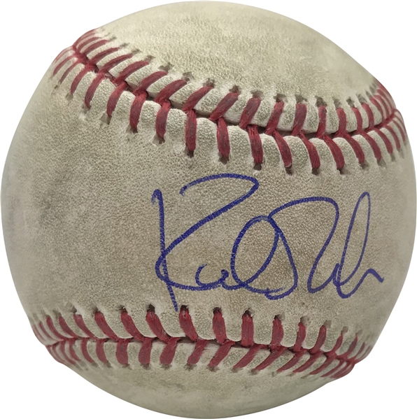 Kris Gibson Signed & Game Used OML Baseball (PSA/DNA)