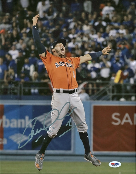 Carlos Correa Signed 11" x 14" Photograph (PSA/DNA)