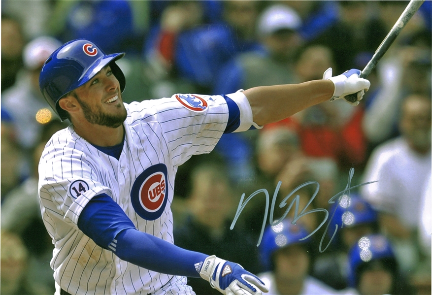 Kris Bryant Signed 12" x 16" Photograph (PSA/DNA)