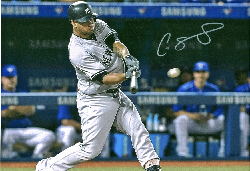 Gary Sanchez Signed 12" x 16" Photograph (PSA/DNA)