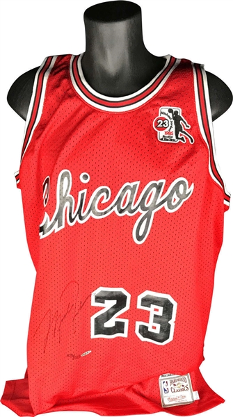 Michael Jordan Signed Limited Edition "Rookie of the Year" Chicago Bulls Jersey (UDA)