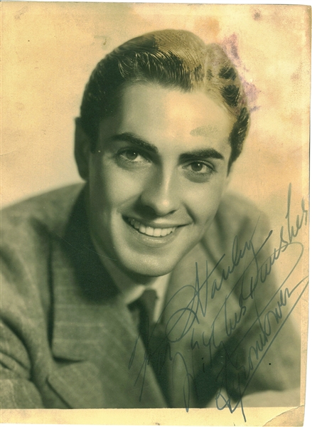 Tyrone Power Signed 5" x 7" Photograph (Beckett/BAS Guaranteed)