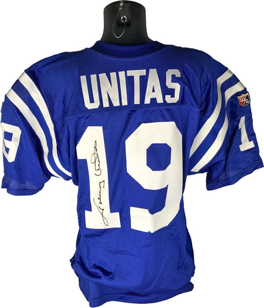 Johnny Unitas Near-Mint Signed PROLINE Colts Jersey (Beckett/BAS)