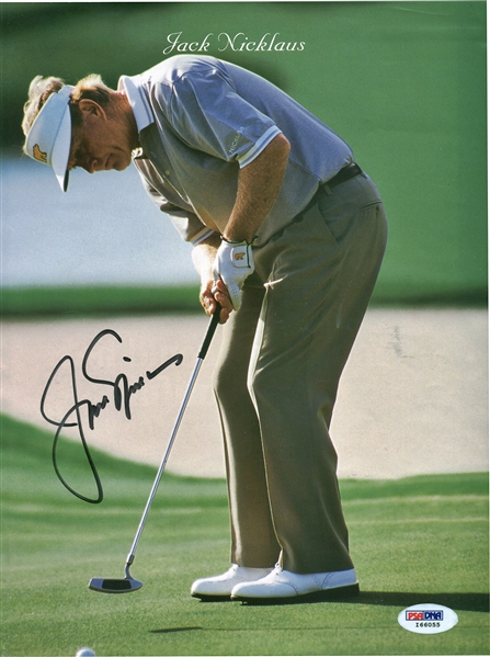 Jack Nicklaus Signed 8.5" x 11" Magazine Page (PSA/DNA )