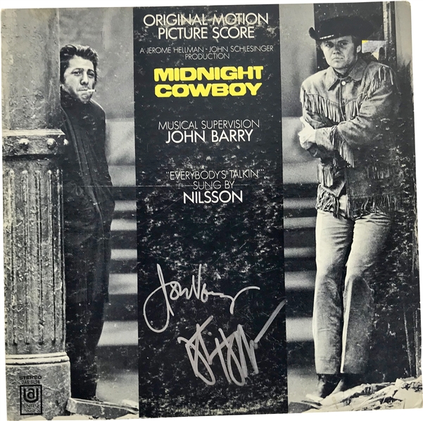 John Voight & Dustin Huffman Signed "Midnight Cowboy" Soundtrack (Beckett/BAS Guaranteed)